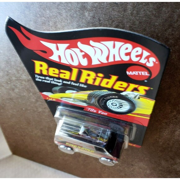 2005 Hot Wheels '70S VAN Chrome HWC.COM SERIES 4 REAL RIDERS Limited Edt  /11000 - Picture 4 of 16